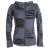 Vishes Goa Jacke Hoodie Zipfelkapuze Sweatjacke grau 40