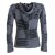 Vishes Goa Jacke Hoodie Zipfelkapuze Sweatjacke grau 40