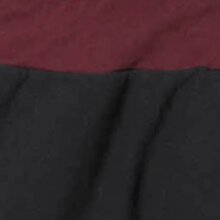 Vishes Haremshose aus Fleece Einheitsgröße/Lange Größe schwarzrot 44-50