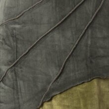 Vishes Kleid Samtkleid Elfenkleid Zipfelkapuze olive 38