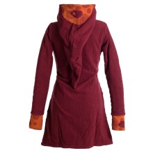 Vishes Warmer Elfen Kurzmantel mit Zipfelkapuze rot 38