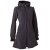 Vishes Warmer Elfen Kurzmantel mit Zipfelkapuze dunkelgrau 38