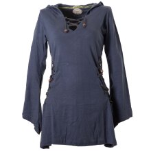 Vishes Elfenkleid mit Zipfelkapuze und Bändern zum...