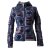 Vishes Jacke bestickt Patchwork Jacke Zipfelkapuze grau-schwarz 42