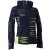 Vishes Goa Jacke Hoodie Zipfelkapuze Sweatjacke dunkelblau-hellgrün 34