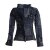Vishes Patchworkjacke Damen Cutwork Bedruckt Kapuze Jersey Baumwolle schwarz-grau 38