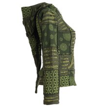 Vishes Jacke bedruckt Hippie Jacke Elfenjacke...