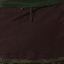 Vishes Fleece Mini Rock warm Powärmer Lagenlook braun 38