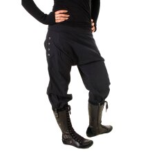 Vishes Damen Pumphose Baumwollhose Taschen dekorative...