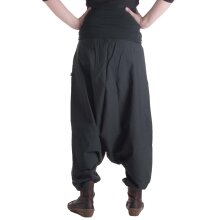 Vishes Haremshose Goa Hose Pluderhose Unisex Pumphose warm schwarz-rot 34