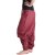 Vishes Haremshose Goa Hose Pluderhose Unisex Pumphose warm dunkelrot 36