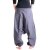 Vishes Haremshose Patchworkhose mit Druck und Stickereien grau 36
