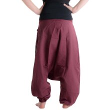 Vishes Haremshose Patchworkhose mit Druck und Stickereien...