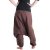 Vishes Haremshose Patchworkhose mit Druck und Stickereien braun 36