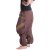 Vishes Haremshose Patchworkhose mit Druck und Stickereien braun 36