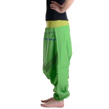 Vishes Haremshose Patchworkhose mit Druck und Stickereien hellgrün 34/36