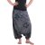 Vishes Hippie Haremshose mit Blumen grau 38