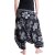 Vishes Hippie Haremshose mit Blumen schwarzrot 34/36