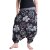 Vishes Hippie Haremshose mit Blumen schwarzrot 36