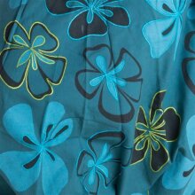 Vishes Hippie Haremshose mit Blumen türkis 38