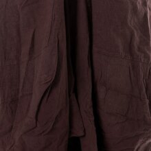 Vishes Lagenlook Ballonkleid mit verstellbaren Trägern dunkelbraun 44