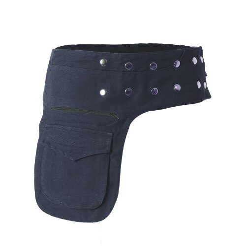 Vishes Bauchtasche Gürteltasche Goa Tasche dunkelgrau