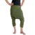 Vishes Haremshose 3/4 Hose Sommerhose Ethno Goa Hose olivegrün 38