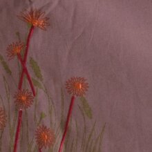 Vishes bestickter Mini Rock Hippie Boho braun 34/36