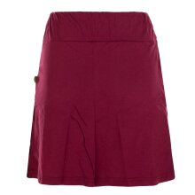 Vishes besticker Mini Rock mit Pflanzendruck dunkelrot 38