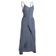 Vishes Lagenlook Kleid Träger grau 34