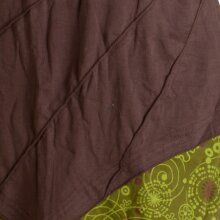 Vishes Kleid warm Tunika Longsleeve mit großem Kragen dunkelbraun 44