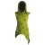 Vishes Kleid warm Tunika asymmetrisch mit großem Kragen hellgrün 42