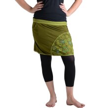 Vishes Mini Rock bestickt Goa Rock Hippie Cacheur olive 38