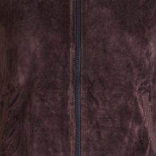 Vishes Samtjacke Hoodie Elfenjacke Samt Hoody braun 38