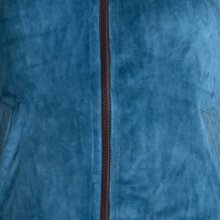 Vishes Samtjacke Hoodie Elfenjacke Samt Hoody türkis 36