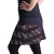 Vishes Mini Rock bestickt Goa Rock Hippie Cacheur schwarz-rot 38