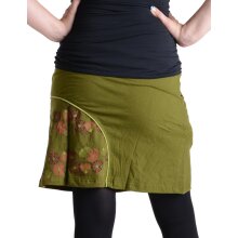 Vishes Mini Rock bestickt Goa Rock Hippie Cacheur olive 38