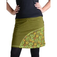 Vishes Mini Rock bestickt Goa Rock Hippie Cacheur olive...