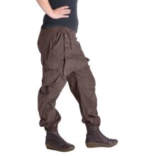 Vishes Cordhose Haremshose warm dunkelbraun 36-38