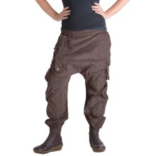 Vishes Cordhose Haremshose warm dunkelbraun 42