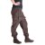 Vishes Cordhose Haremshose warm dunkelbraun 44