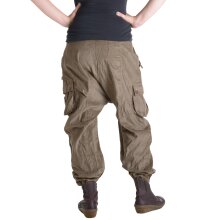 Vishes Cordhose Haremshose warm khaki 42