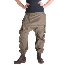 Vishes Cordhose Haremshose warm khaki 42