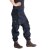Vishes Cordhose Haremshose warm Schwarzblau 40