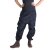 Vishes Cordhose Haremshose warm Schwarzblau 40