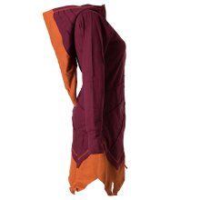 Vishes Jacke Zipfelkapuze Larp Mantel rot-orange 44-46