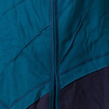 Vishes Jacke Zipfelkapuze Larp Mantel türkis-schwarz 44-46