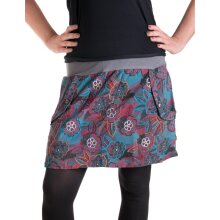 Vishes Warmer Damen Winterrock Taschenrock aus Fleece...