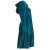 Vishes warmes Kleid Tunika Minikleid Samtshirt Hoody Longshirt türkis 48