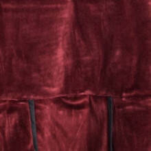 Vishes warmes Kleid Tunika Minikleid Samtshirt Hoody Longshirt dunkelrot 48